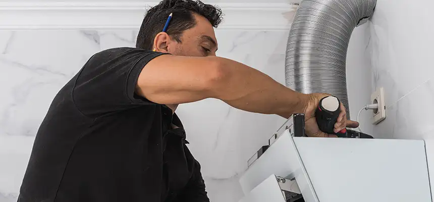 Precision In-wall Dryer Vent Cleaning & Rerouting Corrections in Santa Clarita, CA